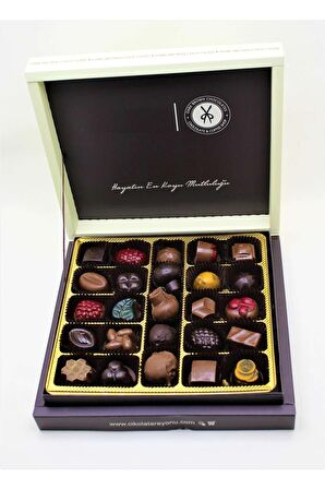 Dark Brown Hediye Çikolatası 25 Adet Spesiyel Türüf Çikolata Katkısız Çikolata