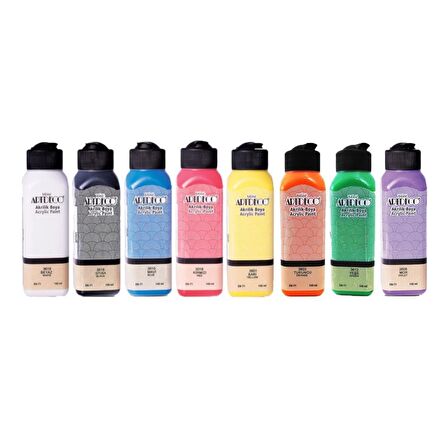 Artdeco Akrilik Boya 140 ml 8'li SET