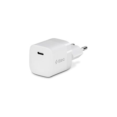 Ttec 30W 1x PD Type C Girişli Süper Hızlı Şarj Aleti, İphone, Samsung, Oppo, Xiaomi Uyumlu Şarj Adaptörü