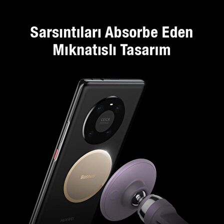 Baseus Universal Ultra Güçlü Mıknatıslı Air Vent Havalandırma Tipli Araç İçi Telefon Tutucu 