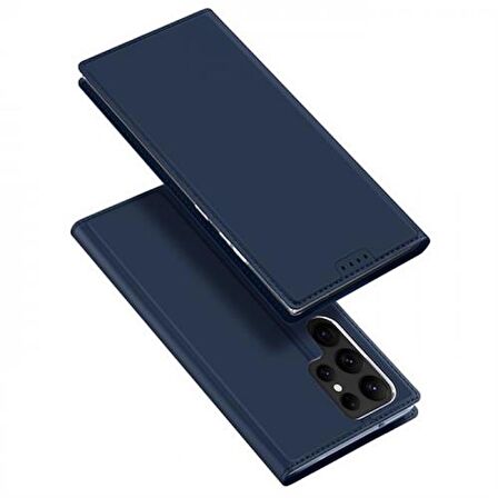 Polham Samsung Galaxy S23 Plus Kapaklı Kılıf, Kart Bölmeli Manyetik Kapaklı, 360 Derece Tam Koruma Kılıf