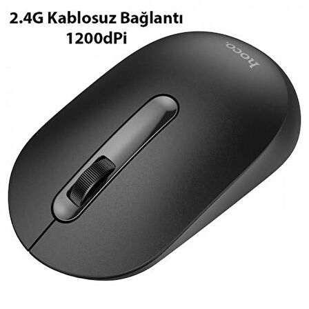 Polham HC PROSeries Bluetooth 1200DPI 2.4G Kablosuz Optik Mouse, Ergonomik Ultra Hassas Mouse