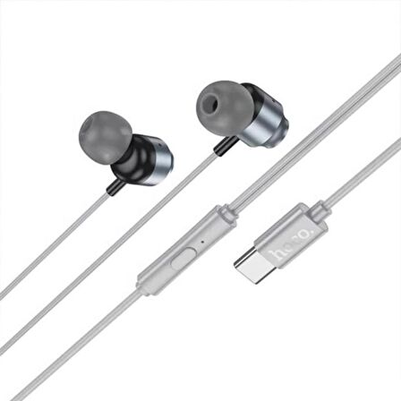Polham HC Type C Kablolu Mikrofonlu Kulaklık, HİFİ Ses, HD Mikrofonlu Type C Kulaklık, Silikon Uçlu Kulakiçi Kulaklık
