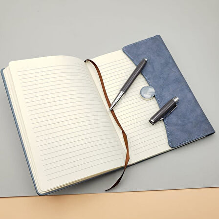 Kişiye Özel  Defter ve Kalem Seti Özel Ambalaj