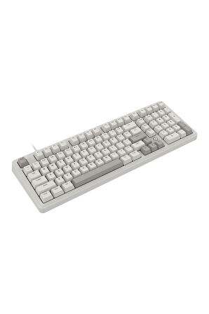 AK980 Red Switch Kablolu Mekanik Oyun Klavyesi- Rainbow Aydınlatmalı - Retro