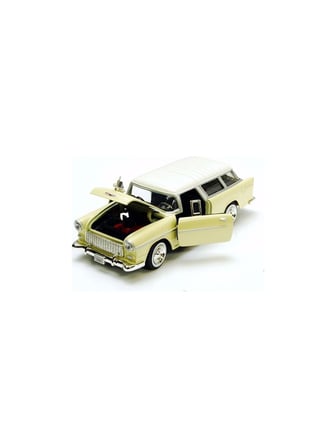 Motormax 1955 Chevy Bel Air Nomad -Sarı 1:24 Model Araba