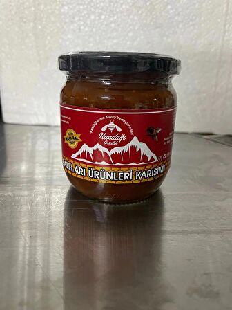 Çiçek Ballı Arı Ürünleri Karışımı 500gr (Bal,Polen,Perga,Propolis)