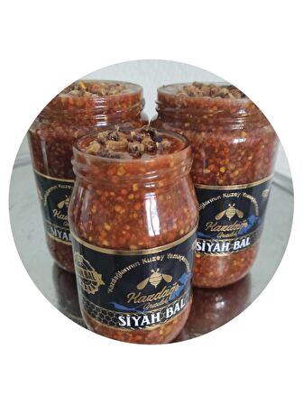 Siyah Ballı Arı Ürünleri Karışımı 500gr (Bal,Polen,Perga,Propolis)