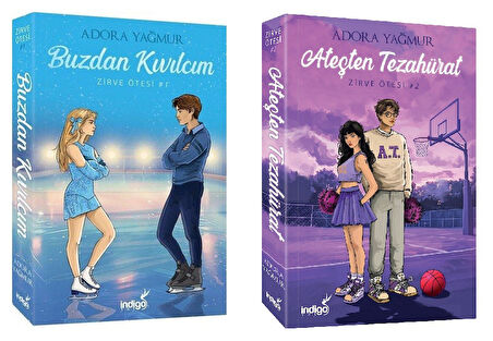 Adora Yağmur Zirve Ötesi Seti 2 Kitap (Ateşten Tezahürat + Buzdan Kıvılcım)
