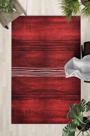 Kaymaz Taban Yıkanabilir Halı – Mutfak, Salon, Yatak Odası için Modern Dijital Baskı Halı (SLNHALI82