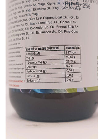 Fosfatidilkolin Süperkritik Mix Yağı 100 ml (PHOSPHATİDYLCHOLİNE SUPERCRİTİCAL MİX OİL)