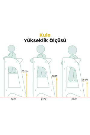 Mamatoyz Öğrenme Kulesi Beyaz- Mdf 07KM