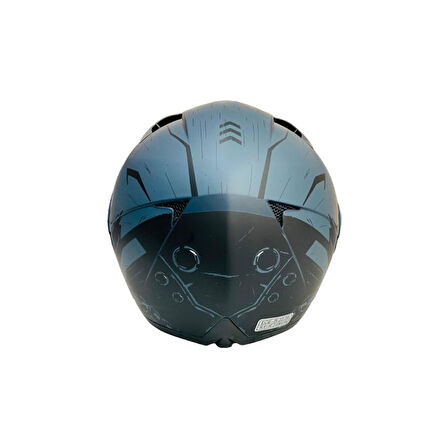 JK20 Çene Açılır Güneş Vizörlü Motosiklet Kaskı XL Beden Baş Çevresi: 61-62CM