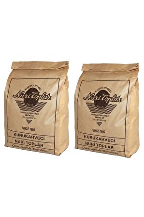 Nuri Toplar Türk Kahvesi Taze Günlük Çekim 2x250 Gram