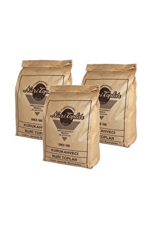Nuri Toplar Türk Kahvesi Günlük Taze Çekim 3x250 Gram