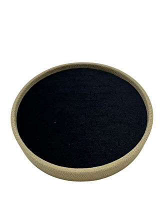 Silindir Model Süet Kumaş 20/20 cm Batırmalı Yüzük Tablası