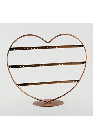 İthal Metal Bakır Renk 32x27Cm Küpe Standı