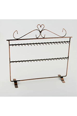 İthal Metal Bakır Renk 32x30 Cm Bileklik Standı