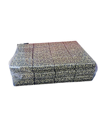 Karton Sünger Siyah Gold Çizgili Renk 8/6 cm 48 Adet Üçlü Set Takı Kutusu