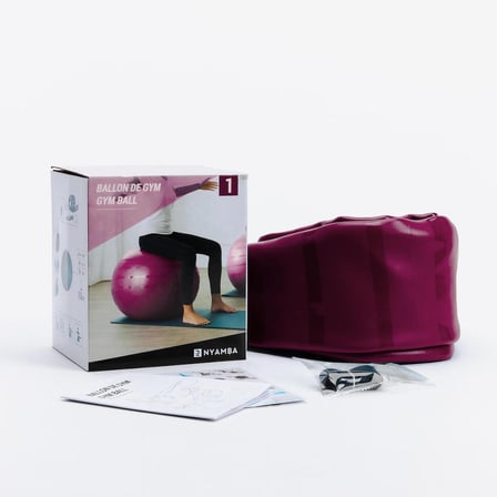 DOMYOS Gym/Pilates Topu - 3 Numara - 75 Cm - Pembe