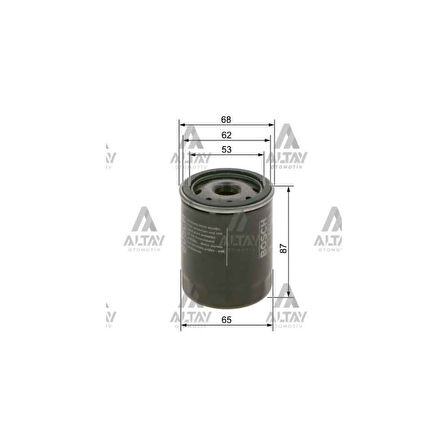 YAG FILTRESI SWIFT / SAMURAI / VITARA  96= 1.6-2.0 / BALENO / RAV-4 / AVENSIS 01=/ VITARA 16-19 / COROLLA 19= 1.5 M15A
