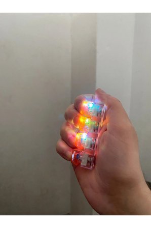 Işıklı stres giderici click sesli ışıklı klavye LED ışıklı klavye anahtarlık KARIŞIK RENK GÖNDERİLİR gold light