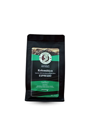Kolombiya Çekirdek Kahve – %100 Arabica, Espresso için Özel Kavrulmuş – 250G