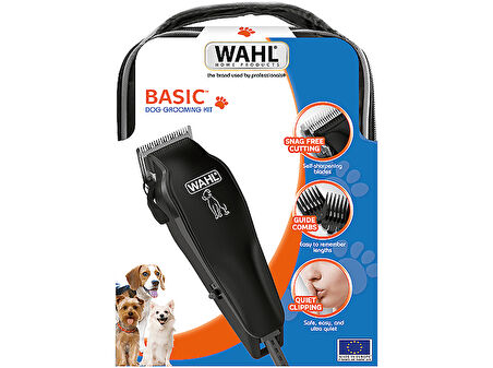 WAHL Basic Pet Tüy Kesme Makinesi Si̇yah