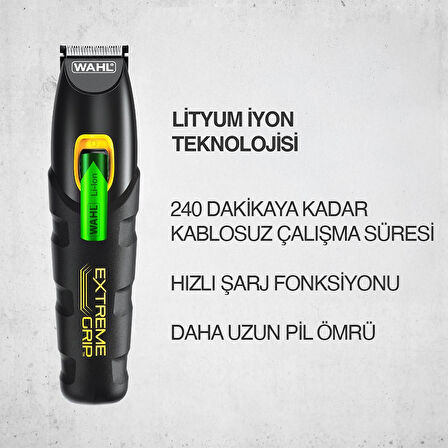 Wahl 9893 Extreme Grip Advanced Hepsi Bir Arada Şarjlı Erkek Bakım Kiti 09893-0460