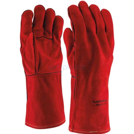 ARAN ROCK SAFETY FLAMEFOX-R-6A KIRMIZI DERİ KAYNAKÇI ELDİVENİ