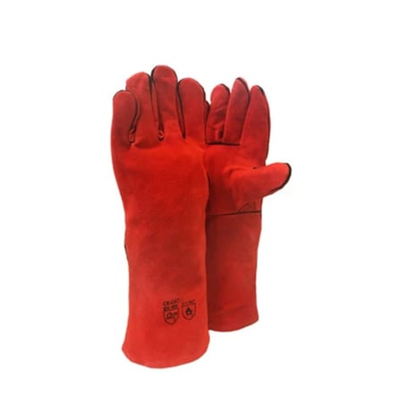 ARAN ROCK SAFETY FLAMEFOX-R-6A KIRMIZI DERİ KAYNAKÇI ELDİVENİ