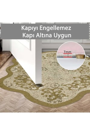 Banyo Paspası, Yumuşak Banyo Halısı, Kaymaz Dot Tabanlı, Yıkanabilir - 60x100
