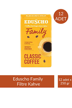 Tchibo Edusho Family Classic Filtre 250 gr x 12 Adet