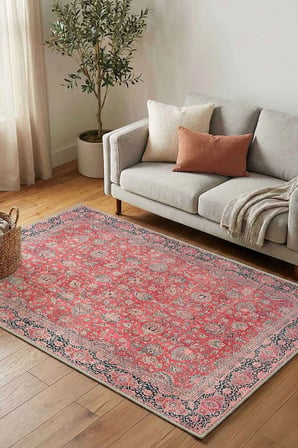 Yıkanabilir Kaymaz Taban Dijital Baskılı Halı ve Yolluk – Leke Tutmaz Salon & Mutfak Halısı