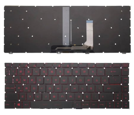 MSI Ps63 Modern 8rds Klavye Işıklı Tuş Takımı Aydınlatmalı