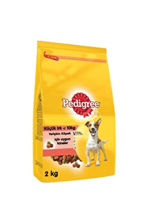 Pedigree Biftekli Mini Irk Yetişkin Kuru Köpek Maması 2 kg