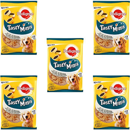 Pedigree Tasty Minis Sığır Etli ve Peynirli Köpek Ödül Maması 140gr x 5 Adet