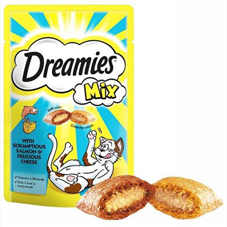 Dreamies Mix Peynir Granül Yetişkin Kedi Ödülü 6x60 g 