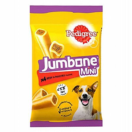 Pedigree Jumbone Mini Kırmızı Etli Yetişkin Ödül Çubuğu 160 gr 