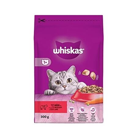 Whiskas Biftekli Havuçlu Kuru Kedi Maması 300 gr