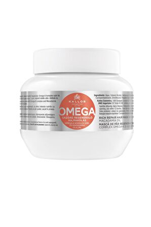 OMEGA-6 Kompleksi ve Macadamia Yaği içeren Saç Onarım Maskesi 275ml