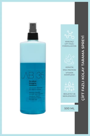 Kallos LAB 35 Isı Koruyucu ve Kolay Tarama Sağlayan Çift Fazlı Fön Suyu 500ml