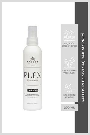 Kallos Plex Sıvı Saç Bakım Spreyi 200 ML