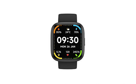 X-level X-weargo Lcd Ekranlı Bluetooth Aramalı Siyah Akıllı Saat
