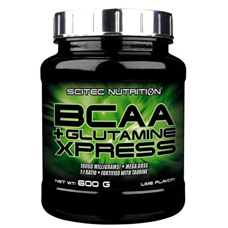 Scitec BCAA+Glutamine Xpress 600 Gr - YEŞİL LİMON