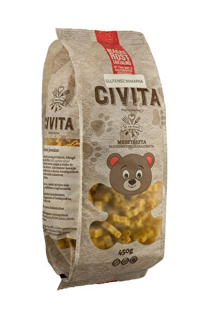 Civita Teddy Glutensiz Ayıcıklı Makarna 450 Gr