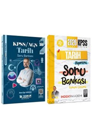 Yediiklim + İndeks 2026 KPSS Tarih Atölye Soru Bankası 2 li Set - Ahmet Uğur Karakuza, Aydın Yüce Ye