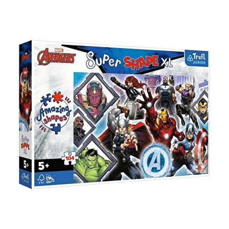 The Avengers 104 Parça Çocuk Puzzle FABBATOYS