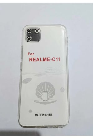 Realme C 11 Uyumlu Şeffaf Telefon Kılıf Modeli