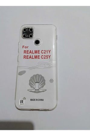 Realme C21 Y / C25 Y Uyumlu Şeffaf Telefon Kılıf Modeli
